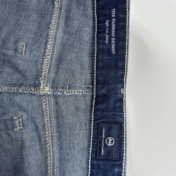 AG Adriano Goldschmied Jeans Womens Size 29 Blue Farrah High Rise Skinny Stretch - Picture 7 of 16